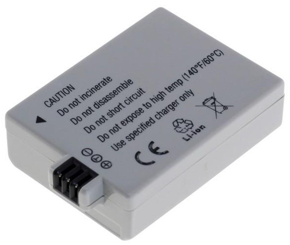 Batteri til Canon kamera EOS 500D hos