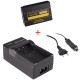 Kamerabatteri LP-E17 til Canon inklusive oplader