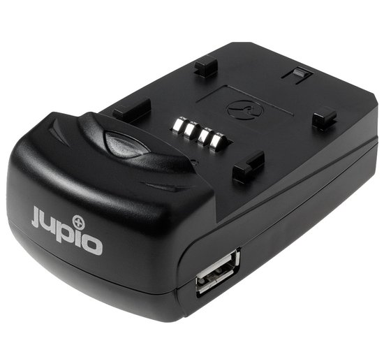 varsel aflivning hed Jupio enkelt oplader til kamera- og videokamerabatterier hos  batteries-online.dk