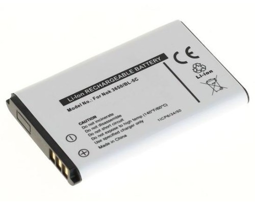 Batteri til bl.a. Nokia 3650, 6230, N91 (BL-5C) hos batteries-online.dk
