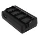 Professionel oplader til 4 batterier Canon LP-E6, LP-E6N, LP-E6NH, LP-E6P